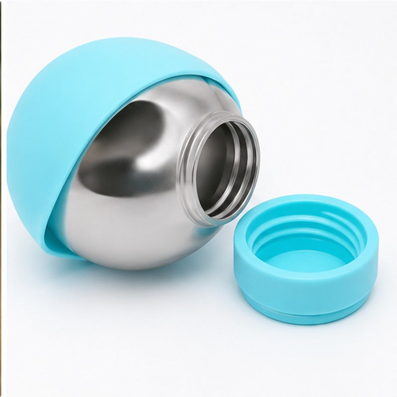 AquaBall™ — Gourde Sphérique Inox pour Chien