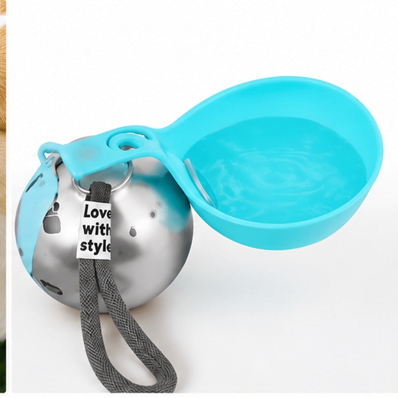 AquaBall™ — Gourde Sphérique Inox pour Chien